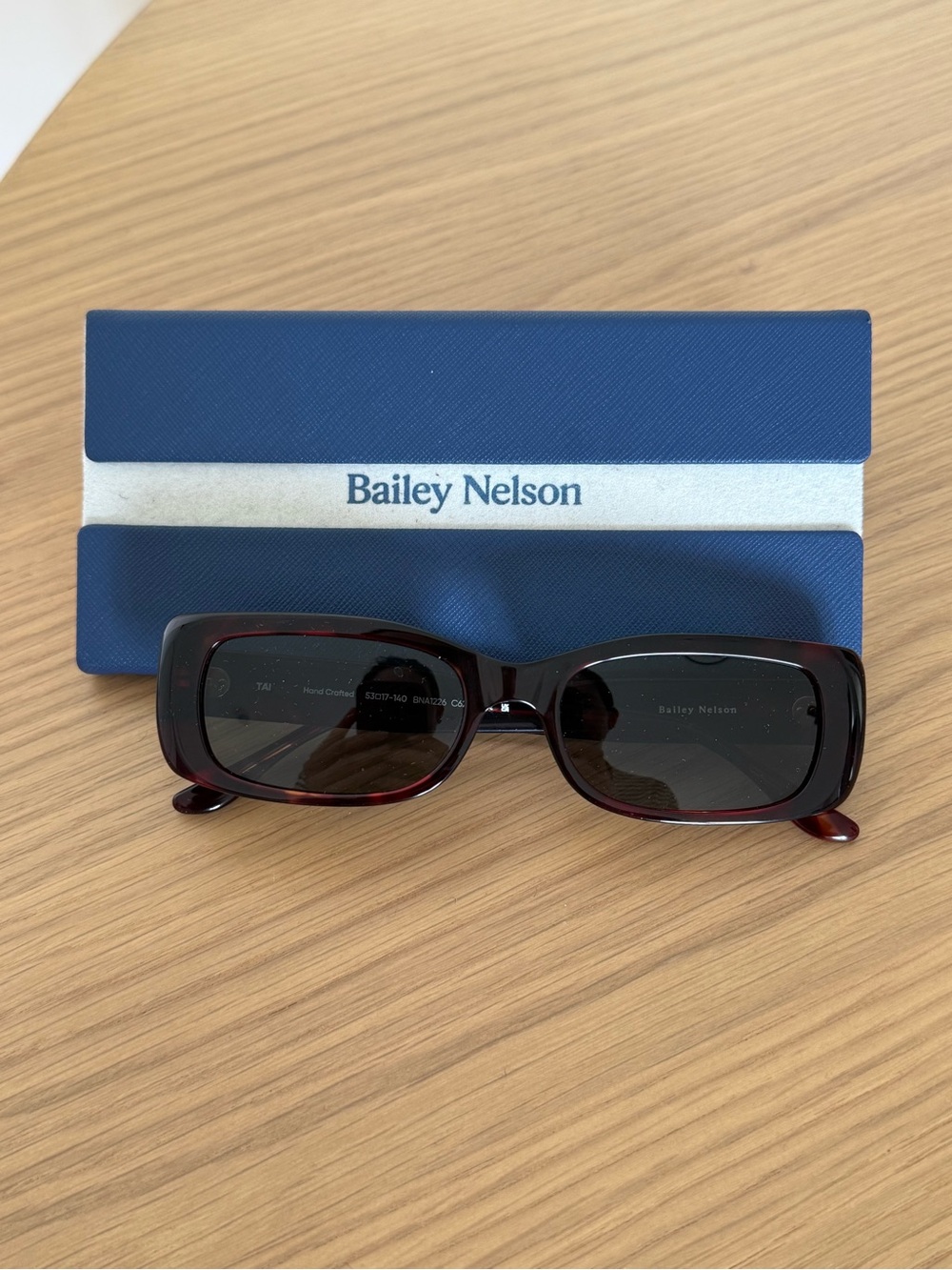 Bailey Nelson Tai Sunglasses in Red Tort